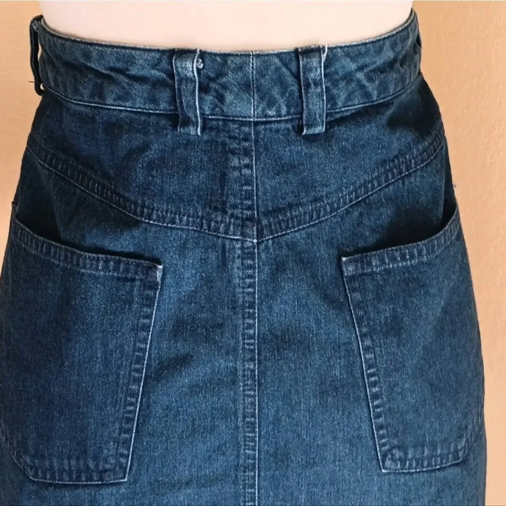 Talbots Denim Skirt. Coastal Cowgirl. Classic.
